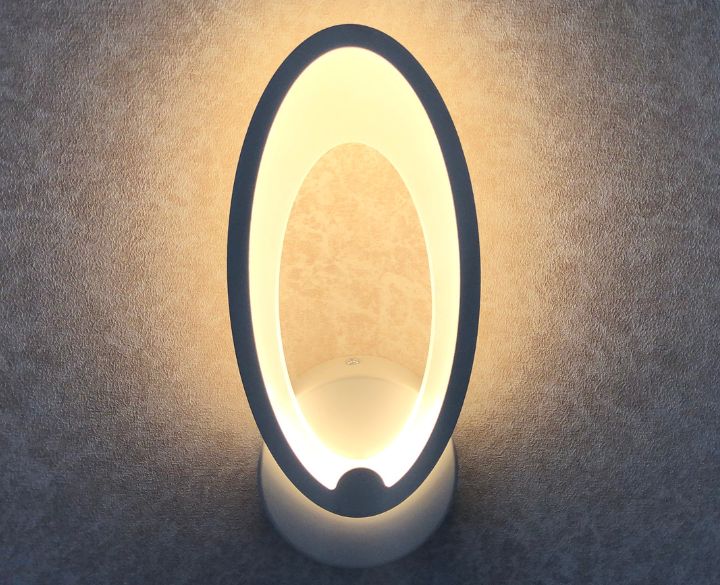 Goldstar LED Wall Light Acrylic Oval (WL13) With LED Warm White Light-1